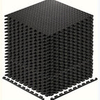 Interlocking Black EVA Fitness Mats Set (20pcs)