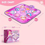Kids LED Musical Dance Mat with 6 Game Modes
