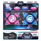 Double Dance Mat Music Light Exercise Toy