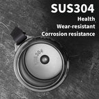 1L Thermos Bottle with LED Temperature Display Black