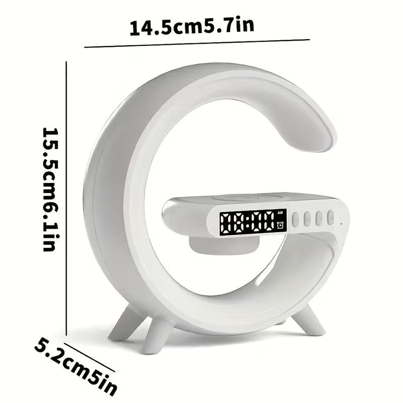 Wireless Bluetooth Speaker with RGB Light & Alarm