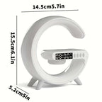 Wireless Bluetooth Speaker with RGB Light & Alarm