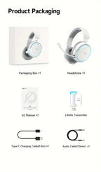 Wireless Gaming Headset with Surround Sound
