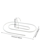 Elliptical Spiral Drying Rack for Quilt -White
