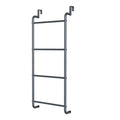 Over The Door Towel Rack Metal Behind Door Hanger for Bathroom Bedroom-Grey