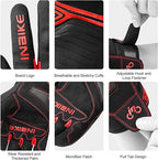 Breathable Mesh Motorcycle Gloves Touchscreen with TPR Palm Pad Hard Knuckle-Red-XLarge