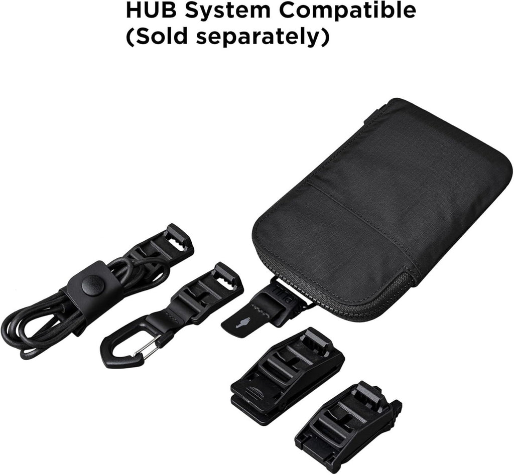Travel Wallet - RFID Passport Holder, Self Locking Zipper Wear & Tear-Resistant Material, 3 Passport Pockets and 3 Card Slots - HUB Accessories-Green