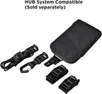 Travel Wallet - RFID Passport Holder, Self Locking Zipper Wear & Tear-Resistant Material, 3 Passport Pockets and 3 Card Slots - HUB Accessories-Green