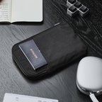 Travel Wallet - RFID Passport Holder, Self Locking Zipper Wear & Tear-Resistant Material, 3 Passport Pockets and 3 Card Slots - HUB Accessories-Green