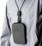 Travel Wallet - RFID Passport Holder, Self Locking Zipper Wear & Tear-Resistant Material, 3 Passport Pockets and 5 Card Slots - HUB Accessories-Grey