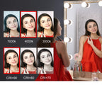 Hollywood LED Vanity Mirror Lights Kit, Dimmable Stick on USB Vanity Lights,Makeup Light Strip for for Bedroom, Dressing Room, Wedding, Party illuminating, CRI>90 (4000K Natural White 14 Bulbs 5V USB)