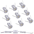 Mini LED Downlights for Ceiling 9 Pack,Cold White 6000K LED Recessed Ceiling Lights Spot Lights for Living Room Bedroom Kitchen Garden [Energy Class E]
