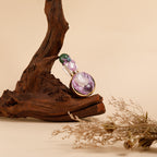 Healing natural crystal perfume bottle(25ml)-aventurine rose quartz