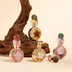 Healing natural crystal perfume bottle(25ml)-aventurine rose quartz