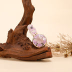 Healing natural crystal perfume bottle(25ml)-Pink crystal star