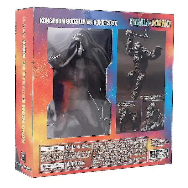 King Kong vs Godzilla Monster Model PVC Animal Figure Toy Compatible with Gorilla Figures for Birthday