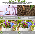 4 pcs Self-Watering Glass Plant Watering Balls