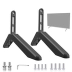 Universal TV Stand with Screws Easy Installation Tabletop Stand for TVs Compatible withSamsung LG TCL Vizio Hisense