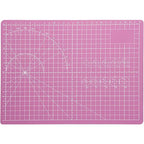 Cutting Mat, Sewing Mat, Cutting Base, Cutting Pads, Self-Healing Cutting Mat, for Fabric, Quilting, Sewing, Scrapbooking (Pink)