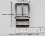 1.1 Inches to 1.5 Inches Belt Buckle 28mm to 38mm Single Prong Square Belt Buckles for Women Men