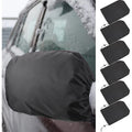 6 Pieces Waterproof Side Mirror Covers Auto Rearview Protection Cover Exterior Rear View Accessories Car Mirror Accessories with Drawstrings for Car Vehicle Winter