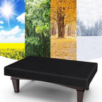 8 Feet Pool Table Cover, Waterproof & Dustproof 420D Oxford Cloth Billiard Pool Table Cover for Pool Table 8FT Fitted(Black)