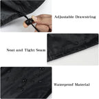 Outdoor Bench Cover, 52" W x 26" D x 35" H 2-Seater Patio Bench Cover Waterproof, 210D Heavy Duty Outdoor Furniture Cover for Garden Patio Loveseat, Bench(Black)