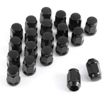 Black Knight M12x1.5 Wheel Lug Nuts, One-Piece Design Bulge Acorn Chrome Lug Nuts for Ford Fusion, Mazda, Chevy Equinox, 20 Count