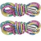 Rhinestone Glitter Rope, Crystal Bling Bling Shiny Round Shoe Laces for Sneakers, Drawstring Cords Replacement