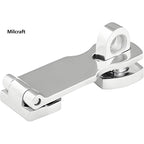 Marine Grade Stainless Steel Heavy Duty Door Hasp with Turning Padlock Eye Mount