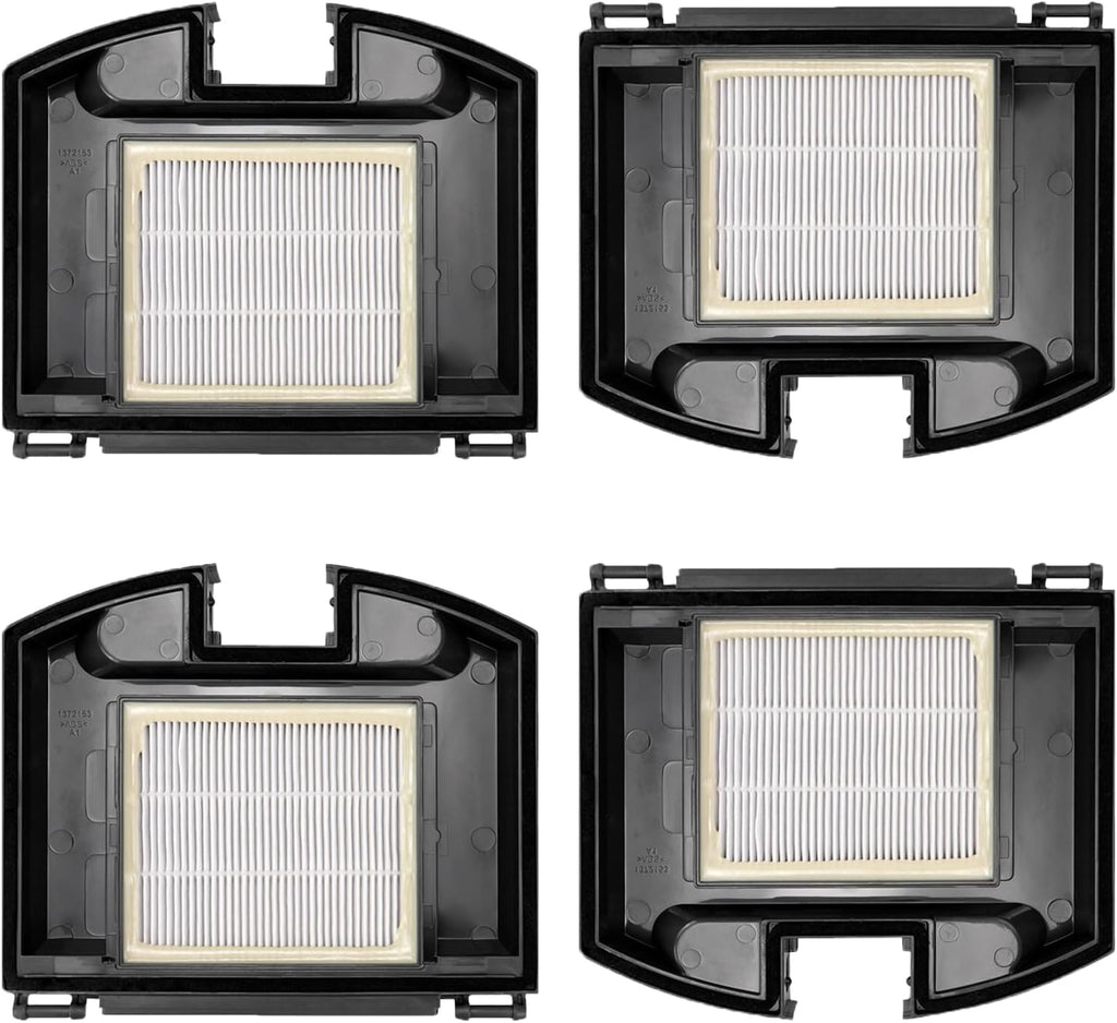 4 Pack HEPA Filters for Shark RV2310 Matrix Robot Vacuum Cleaner, Washable Filter Replacement Accessories
