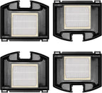 4 Pack HEPA Filters for Shark RV2310 Matrix Robot Vacuum Cleaner, Washable Filter Replacement Accessories