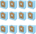12 Pack Dust Bags for Yeedi Cube for Yeedi CC Robot Vacuum Cleaner Vacuum Bags Replacement Accessories