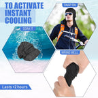Helmet Liner with Neck Mask, Cooling Skull Cap Sweat Wicking Cap with Tail Sun Cycling Running Neck Protection Hat