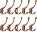 Bathroom Coat Hooks, Decorative Hanger Rack for Hanging Towel,Jacket,Handbag,Scarf,Keys,Solid Wall Mounted Home Kitchen Garage Closet Storage & Organization Hardware Accessories 10PC (Copper)