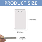 40 Pcs Luggage Tag Blanks - Rectangle Bulk with Belt - MDF Bag Tags - Heat Transfer Double Sides - Keychain Blanks - 2.4x3.8 inch