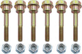 （Pack of 6 ） 580790401 588077502 Replacement Shear Bolts & Nuts Kit for Husqvarna 539976978, 595086601 2 Stage Snow Blowers/Snow Throwers 570XP 575XP 576XP