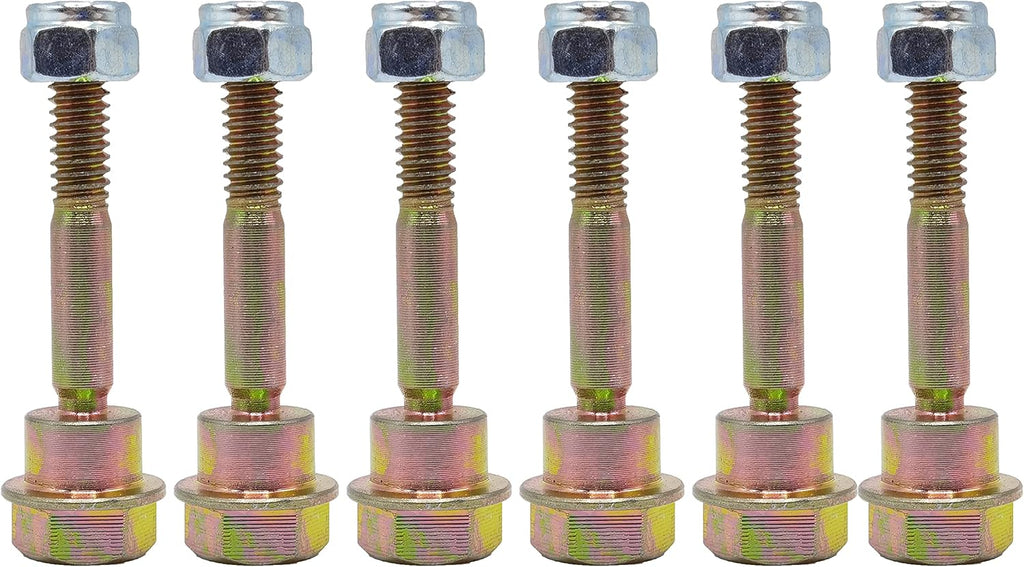 （Pack of 6 ） 580790401 588077502 Replacement Shear Bolts & Nuts Kit for Husqvarna 539976978, 595086601 2 Stage Snow Blowers/Snow Throwers 570XP 575XP 576XP