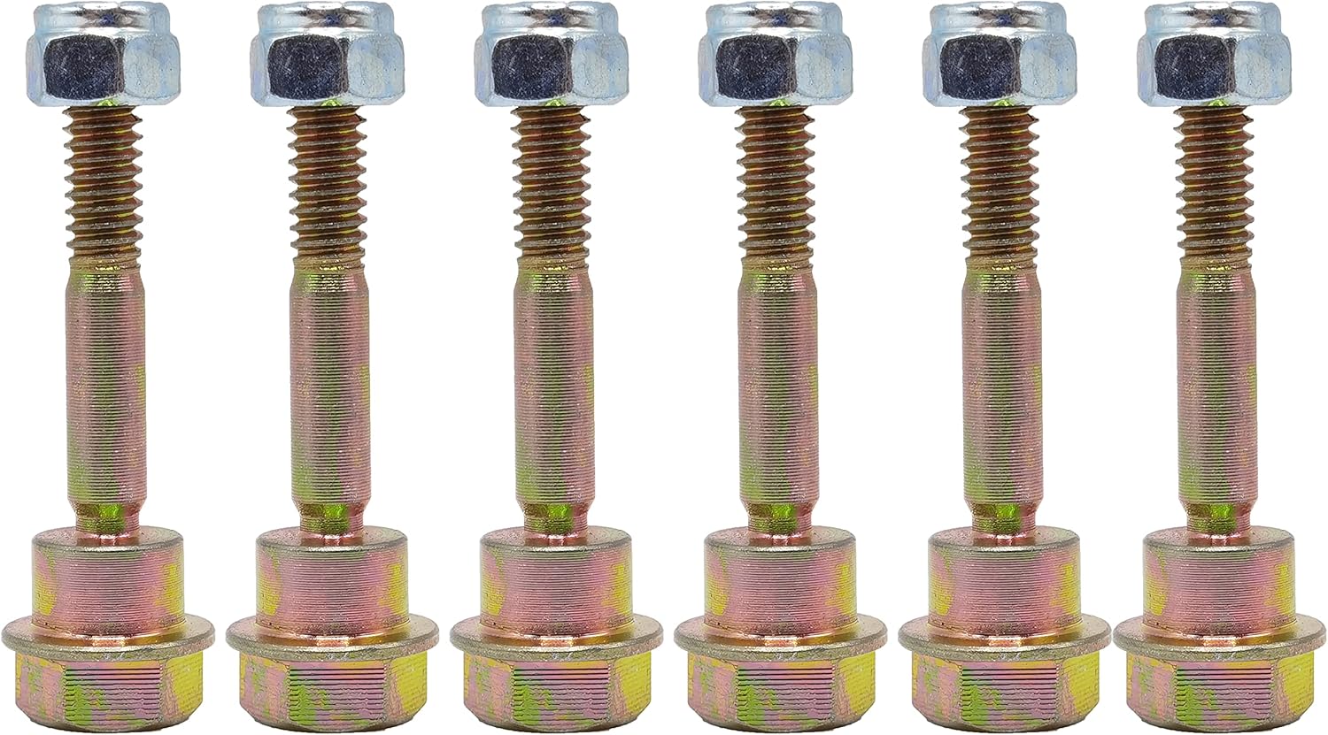 （Pack of 6 ） 580790401 588077502 Replacement Shear Bolts & Nuts Kit for Husqvarna 539976978, 595086601 2 Stage Snow Blowers/Snow Throwers 570XP 575XP 576XP