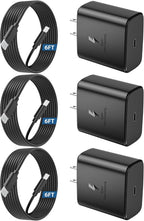 [3Pack] 45W Super Fast Charger USB C Replacement for Samsung phone Charger 45 Watt USB-C Charger,type c chargers fast charging for Galaxy S25 Ultra/S25/S24 Ultra/S24/S23/S22 Ultra,Tab S7/S8,6ft Cable
