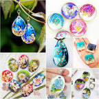 Resin Molds Jewelry, 38 Cavities Pendant Silicone Molds for Epoxy with 40Pcs Jump Rings, DIY Resin Casting for Pendant, Earrings, Necklace, Keychains Classic Teardrop Molds  Classic Teardrop Molds