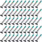 50 Packs Tyre Tread Depth Gauge Color Coded Tire Depth Gauge Tool Tire Tread Accurate Measurement Tools, Green