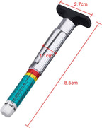 50 Packs Tyre Tread Depth Gauge Color Coded Tire Depth Gauge Tool Tire Tread Accurate Measurement Tools, Green