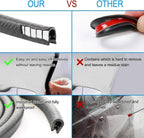 10 m edge protection edge profile black pipe tape clamping profile rubber
