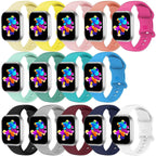 Soft Silicone Sports Bands Compatible with Apple Watch 40mm 38mm 41mm Series 7/6/5/4 Women Men