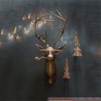 Frankie Stag Animal Resin Hanging Ornament Wall Art Gift