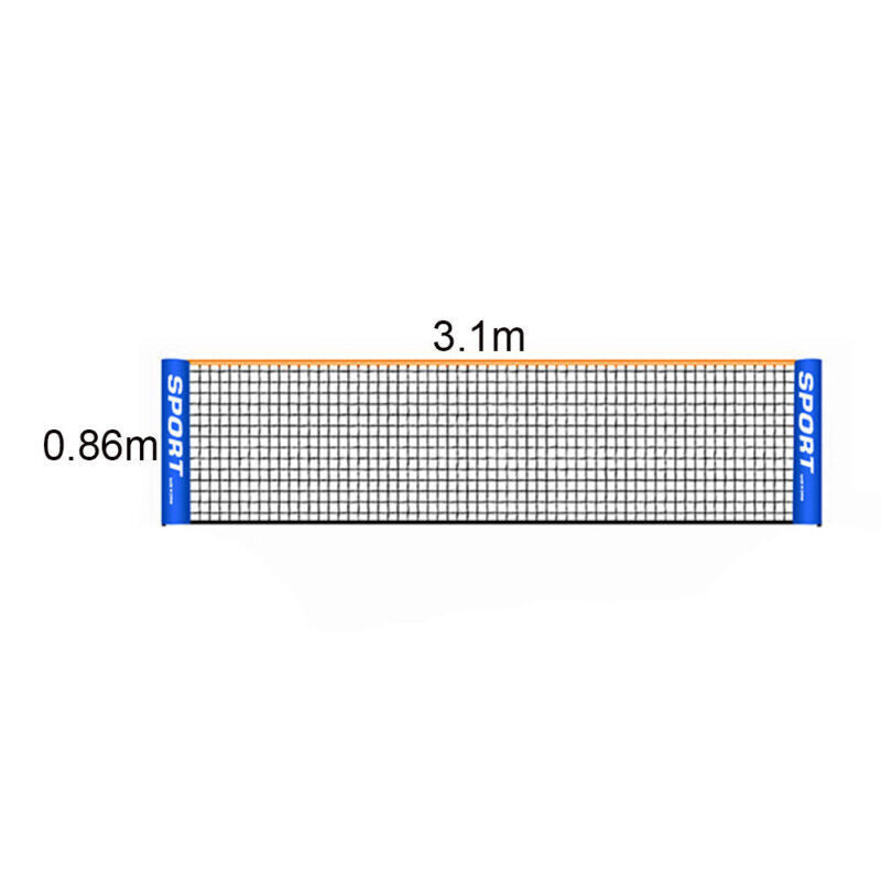 Outdoor Replacement Training Net 3M 4M 5M 6M 4.1M Portable for Badminton Tennis Sports