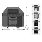 Grill Cover Compatible with Weber Genesis II/300 Series - 145cm Waterproof