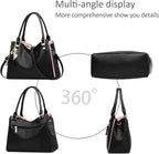 Large Tote Bag Hobo Shoulder Bag for Women MGF Black Fashion Handbag