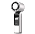 Portable Fan Handheld Mini Turbo Fan Battery ? High Speed Powerful Ice Cooling 5 Speed Adjustable Rechargeable Personal Fans for Beach Camping Travel Working ?White?